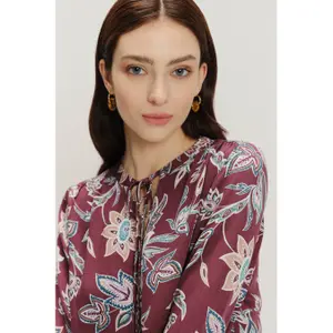 Women's floral printed blouse Greenpoint image-3