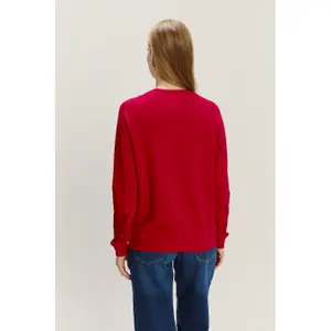Felpa con ricami decorativi sulle maniche donna Greenpoint image-2