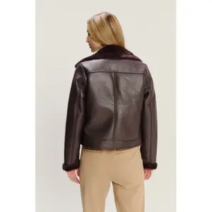 Veste en cuir femme Greenpoint image-3