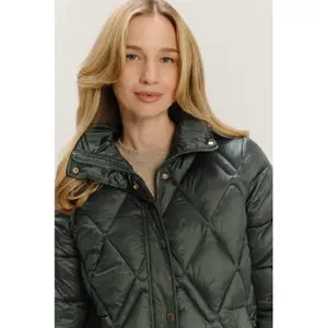 Piumino con collo alto donna Greenpoint image-3