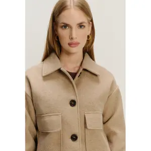 Camicia oversize con chiusura a bottoni donna Greenpoint image-3