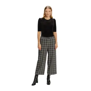 Pantaloni larghi a quadri donna Greenpoint image-1