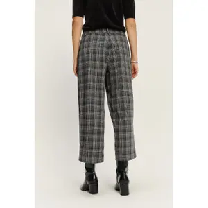 Pantaloni larghi a quadri donna Greenpoint image-2