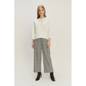 Pantaloni larghi a quadri donna Greenpoint image-3
