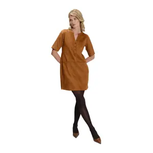 Abito con scollo chiuso donna Greenpoint image-1