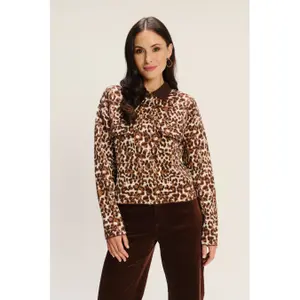 Cardigan à imprimé léopard femme Greenpoint image-3