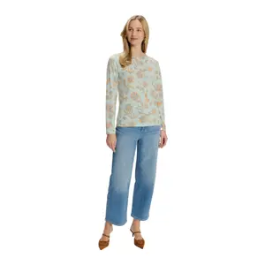 Pull ajustado con flores mujer Greenpoint image-1