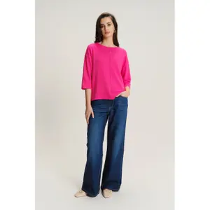 T-shirt maniche 3/4 in viscosa donna Greenpoint image-2
