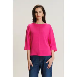 T-shirt maniche 3/4 in viscosa donna Greenpoint image-1