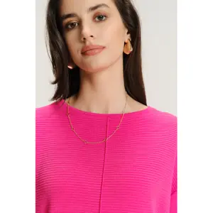 T-shirt maniche 3/4 in viscosa donna Greenpoint image-3