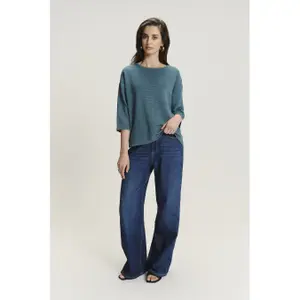 T-shirt maniche 3/4 in viscosa donna Greenpoint image-2
