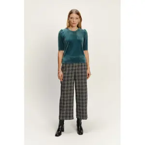T-shirt a maniche a sbuffo donna Greenpoint image-1