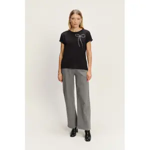 T-shirt in cotone e viscosa donna Greenpoint image-2