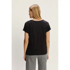 T-shirt in cotone e viscosa donna Greenpoint image-3
