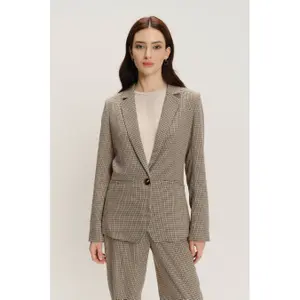 Blazer à carreaux fins femme Greenpoint image-1