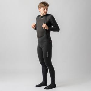 Water-resistant long bib shorts GripGrab image-1
