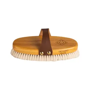 Βούρτσα για άλογο Grooming Deluxe Shine Medium with horse & goat hair image-1