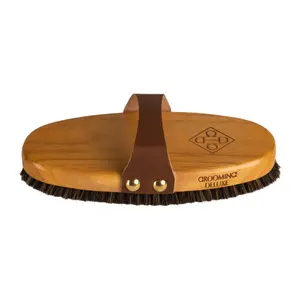 Βούρτσα για άλογο Grooming Deluxe Medium with horse hair image-1