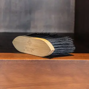 Ξύλινη βούρτσα για άλογα Grooming Deluxe Classic long image-4