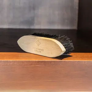 Ξύλινη βούρτσα για άλογα Grooming Deluxe Classic short image-4