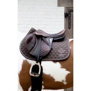 Dressage saddle pad for horses Grooming Deluxe Show Jumping image-1