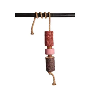 Relaxing wooden toy for horse with salt lick Grooming Deluxe