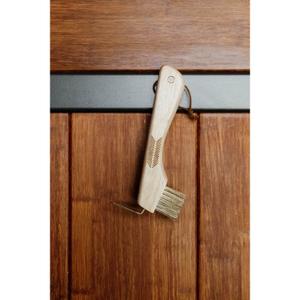 Raspa per cavalli con setole metalliche e magnete Grooming Deluxe