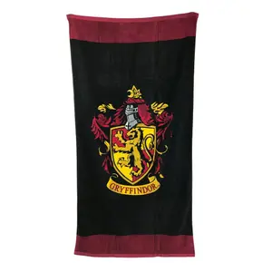 Children's bath towel Groovy Harry Potter Gryffindor image-0