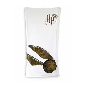 Children's bath towel Groovy Harry Potter Golden Snitch image-0