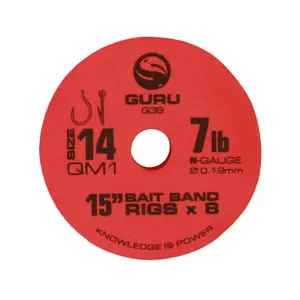 Άγκιστρο Guru QM1 Bait Band Ready Rigs 15" image-0