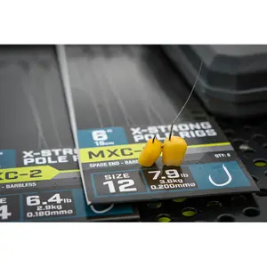 Barbless leader Matrix MXC-2 standard X-strong pole rig x8 image-5