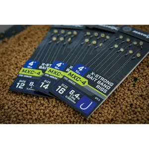Líder sem Barbless Matrix MXC-4 X-strong Bait Band 10cm x8 image-2