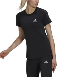 Camiseta de mujer adidas Aeroready Designed 2 Move Coton Touch image-4