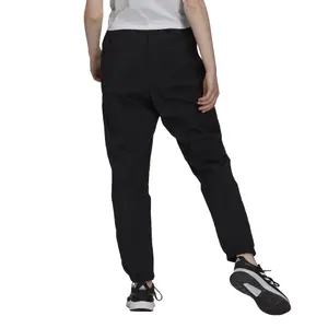 Byxor för kvinnor adidas Brand Love Repeat Logo High-Waist Woven image-3