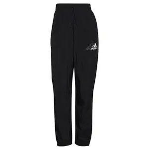 Byxor för kvinnor adidas Brand Love Repeat Logo High-Waist Woven