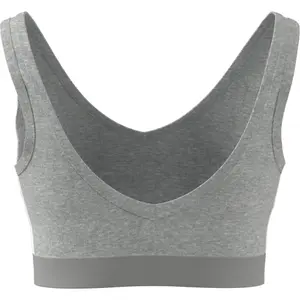 Biustonosz z wyjmowanymi wkładkami dla kobiet adidas Essentials 3-Stripes image-2