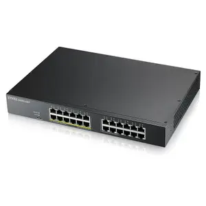 Switch rete ethernet Gigabit 24 porte di cui 12 POE Zyxel image-3