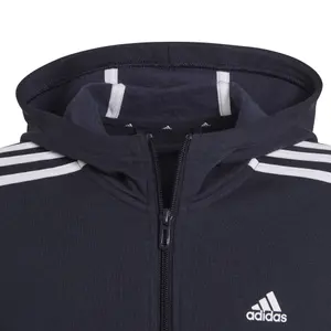 Sudadera con capucha para chicas adidas Essentials 3-Stripes Full-Zip image-4