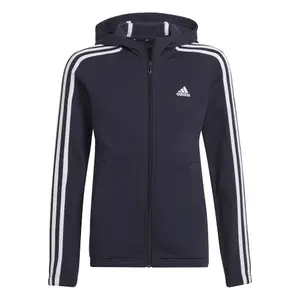 Sudadera con capucha para chicas adidas Essentials 3-Stripes Full-Zip image-1