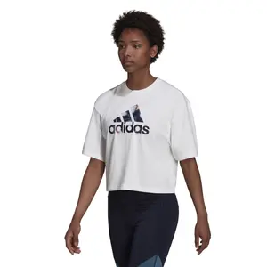 Camiseta de mujer adidas You For You Cropped Logo image-2