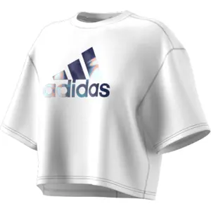 Camiseta de mujer adidas You For You Cropped Logo image-3