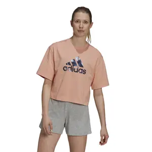 Camiseta de mujer adidas You For You Cropped Logo image-2