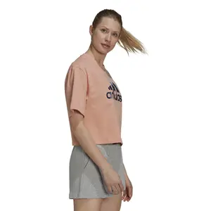 Damen-T-Shirt adidas You For You Cropped Logo image-4