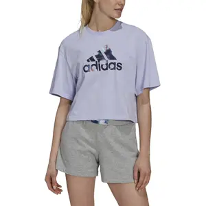 Camiseta de mujer adidas You for You Cropped Logo image-3