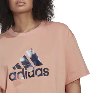 Camiseta talla grande mujer adidas U4u Crop Logo image-4