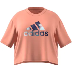 Camiseta talla grande mujer adidas U4u Crop Logo image-3