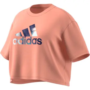 Camiseta talla grande mujer adidas U4u Crop Logo image-1