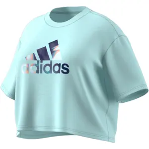 Camiseta talla grande mujer adidas U4u Crop Logo image-3