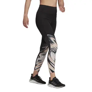 Legging vrouw adidas Feelbrilliant AEROREADY You for You 7/8 Printed Sport image-3