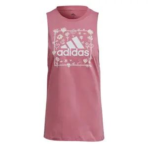 Camiseta de tirantes para mujer adidas Soft Floral Box Graphic image-1